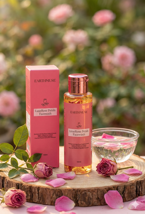 LuxeRose Petals Facewash