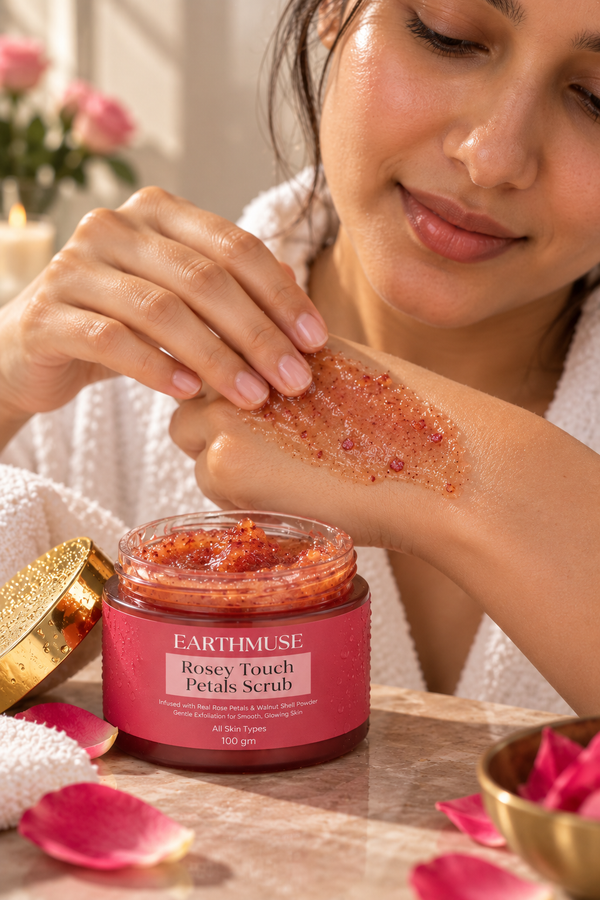 Rosey Touch Petals Scrub