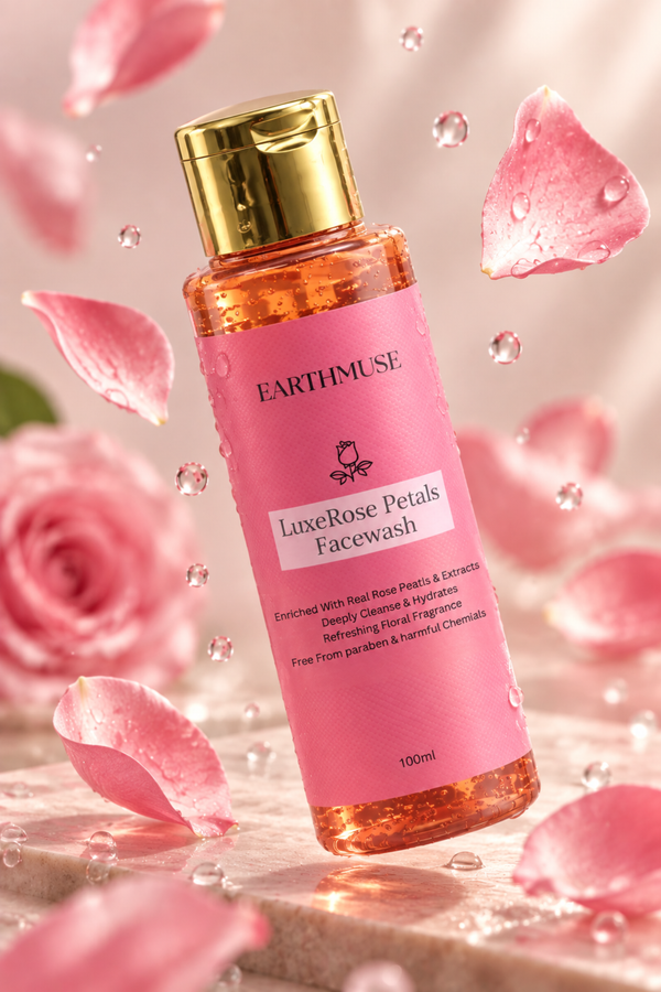 LuxeRose Petals Facewash